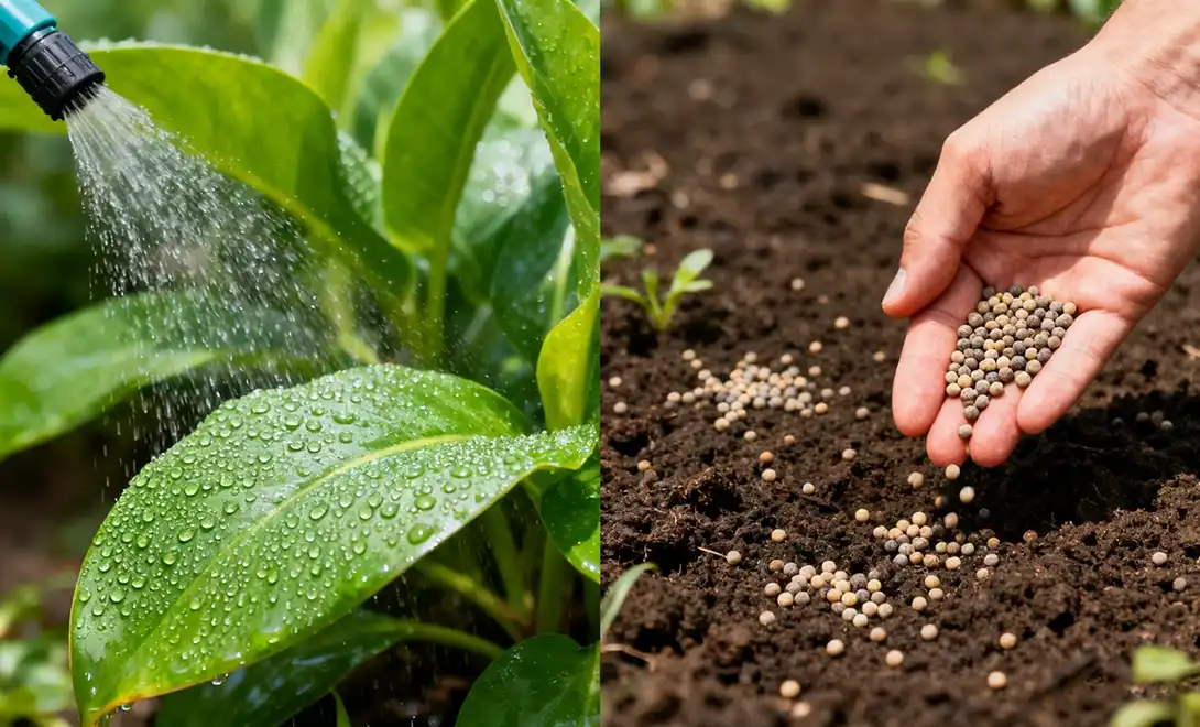 Liquid Fertilizer vs Granular Fertilizer