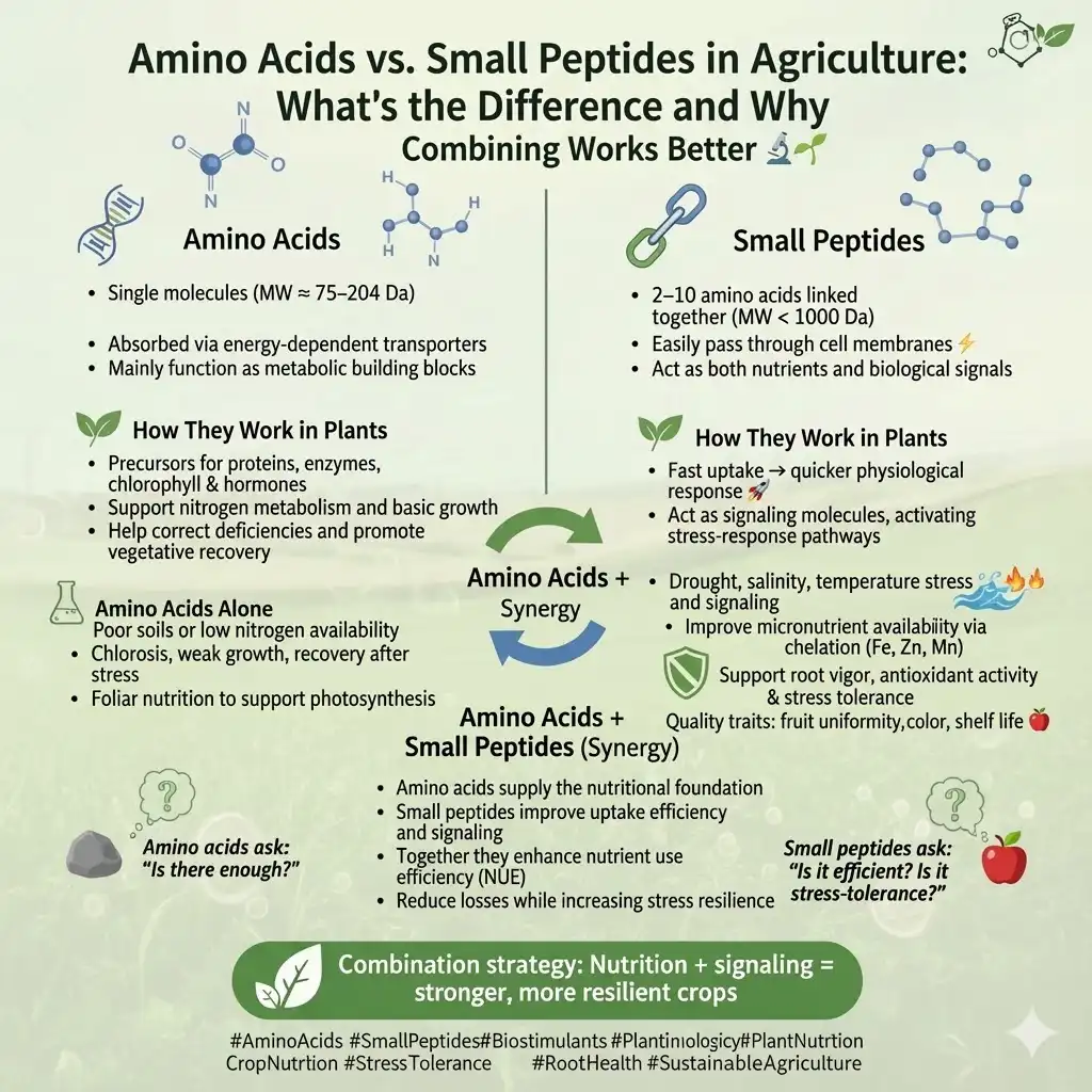 Amino Acids vs. Small Peptides